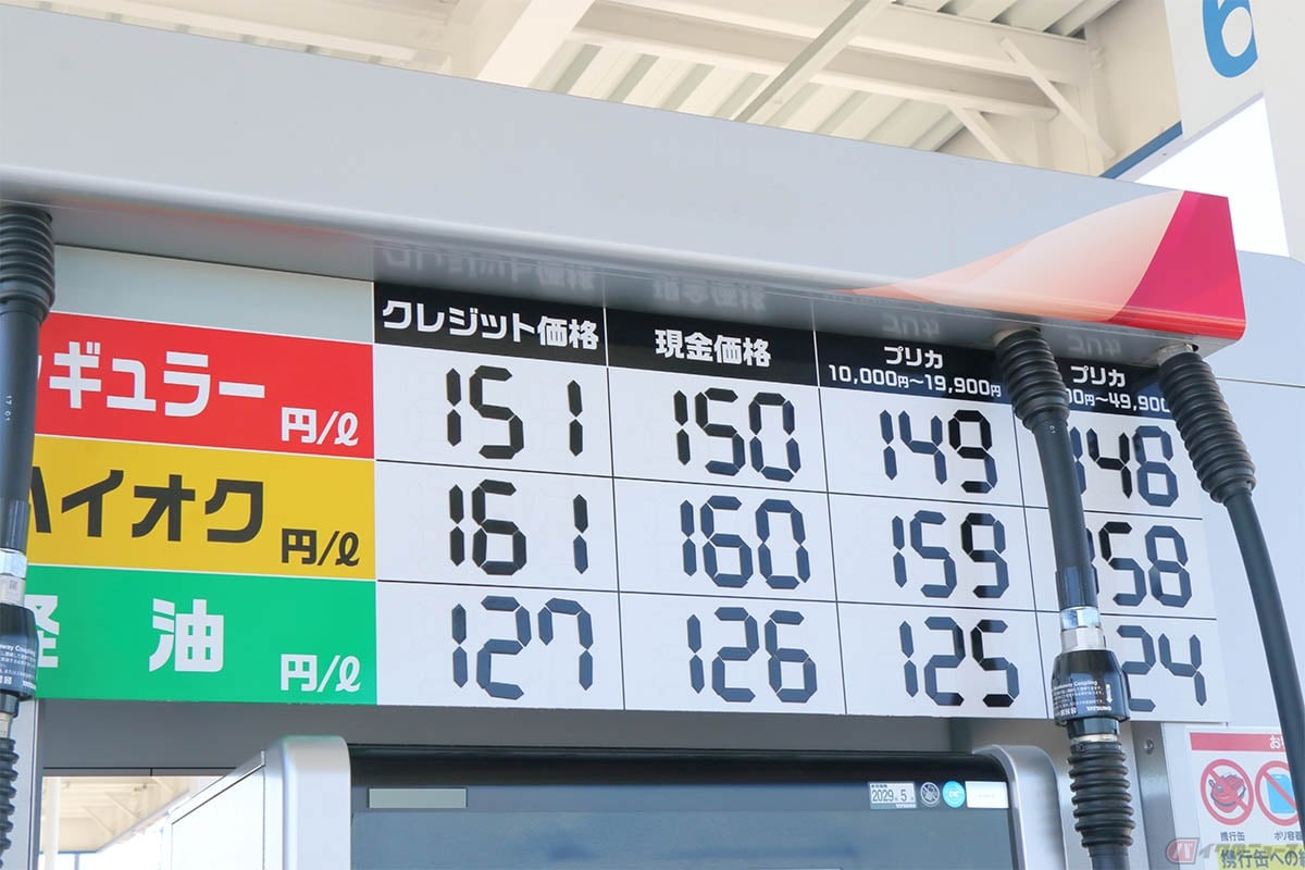 ガソリンスタンドでプリカ価格と書かれている場合は、基本的に「そのガソリンスタンド専用のプリペイドカードを使用して、給油した場合の価格」