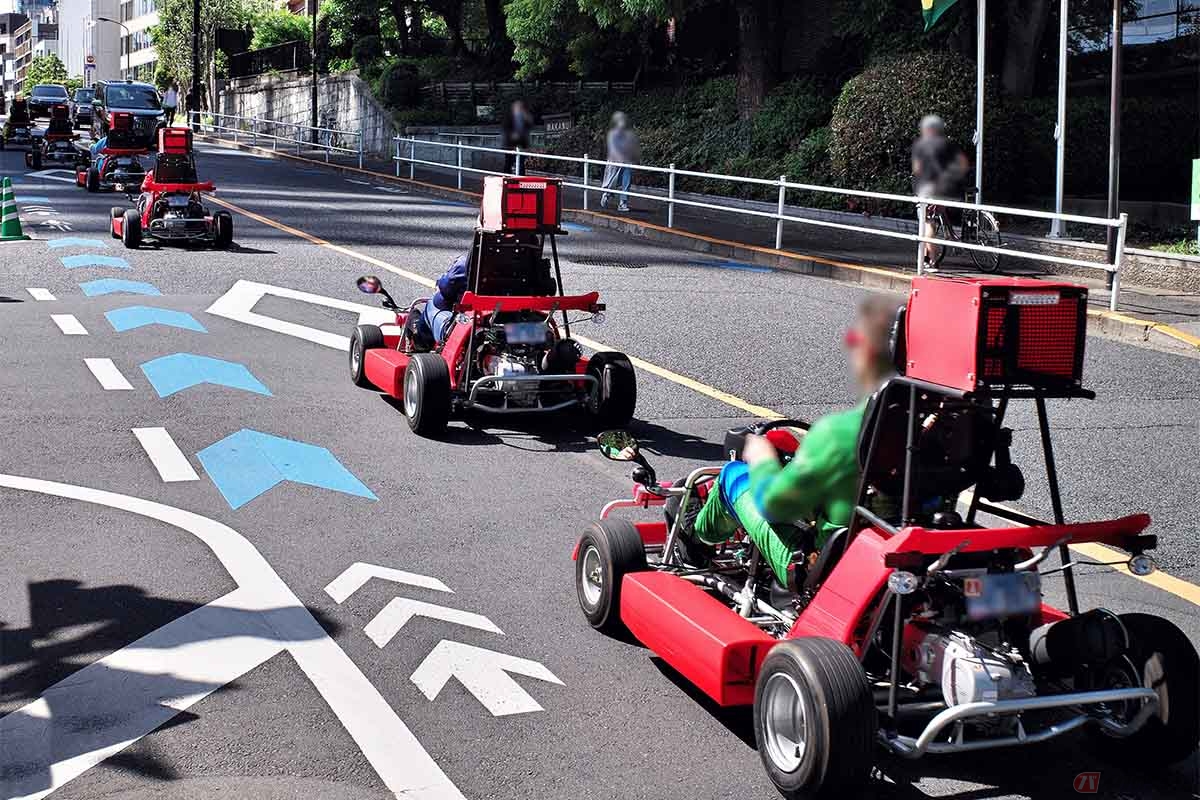 カートは道路交通法では「ミニカー」と呼ばれるジャンルに該当する