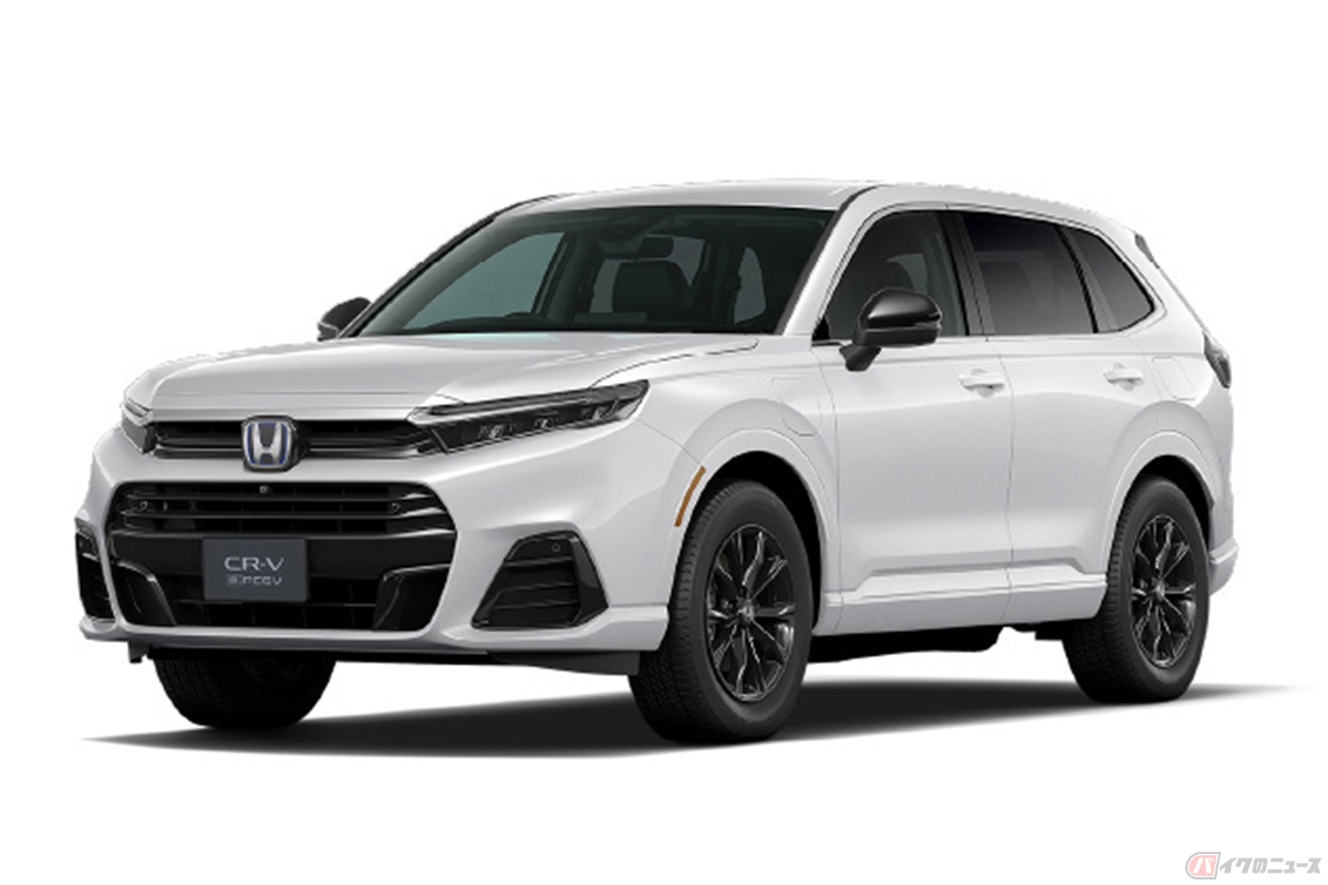 ホンダが発売した新型燃料電池自動車「CR-V e:FCEV」プラチナホワイトパール