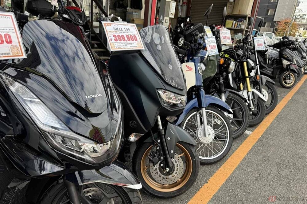 クレジットカードでバイクを購入可能な場合もあるようだが、店舗によってケースバイケース