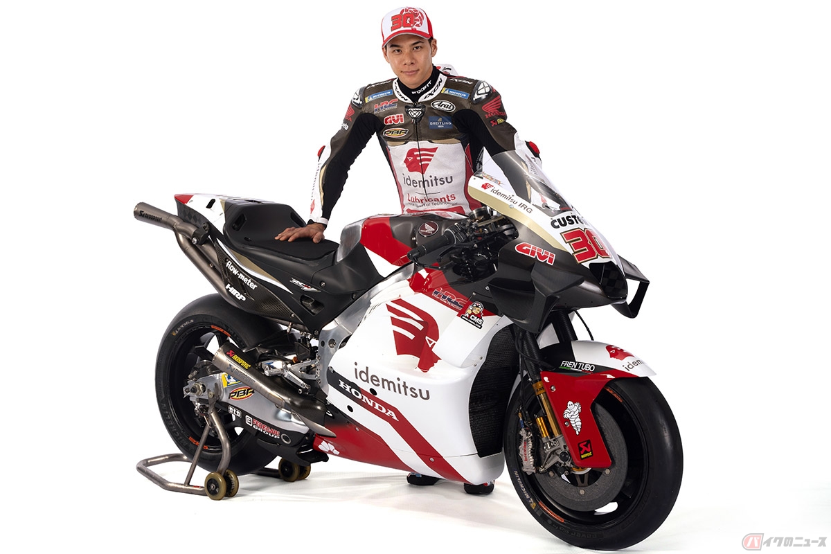 来季よりMotoGPマシン開発ライダーとしてのHRCとの複数年契約が発表された中上貴晶選手