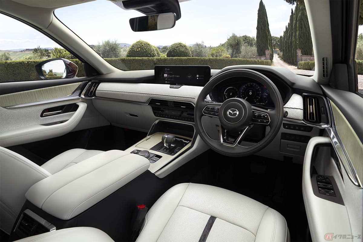 マツダが新型クロスオーバーSUV「CX-80」の日本仕様を公開！豊かで上質