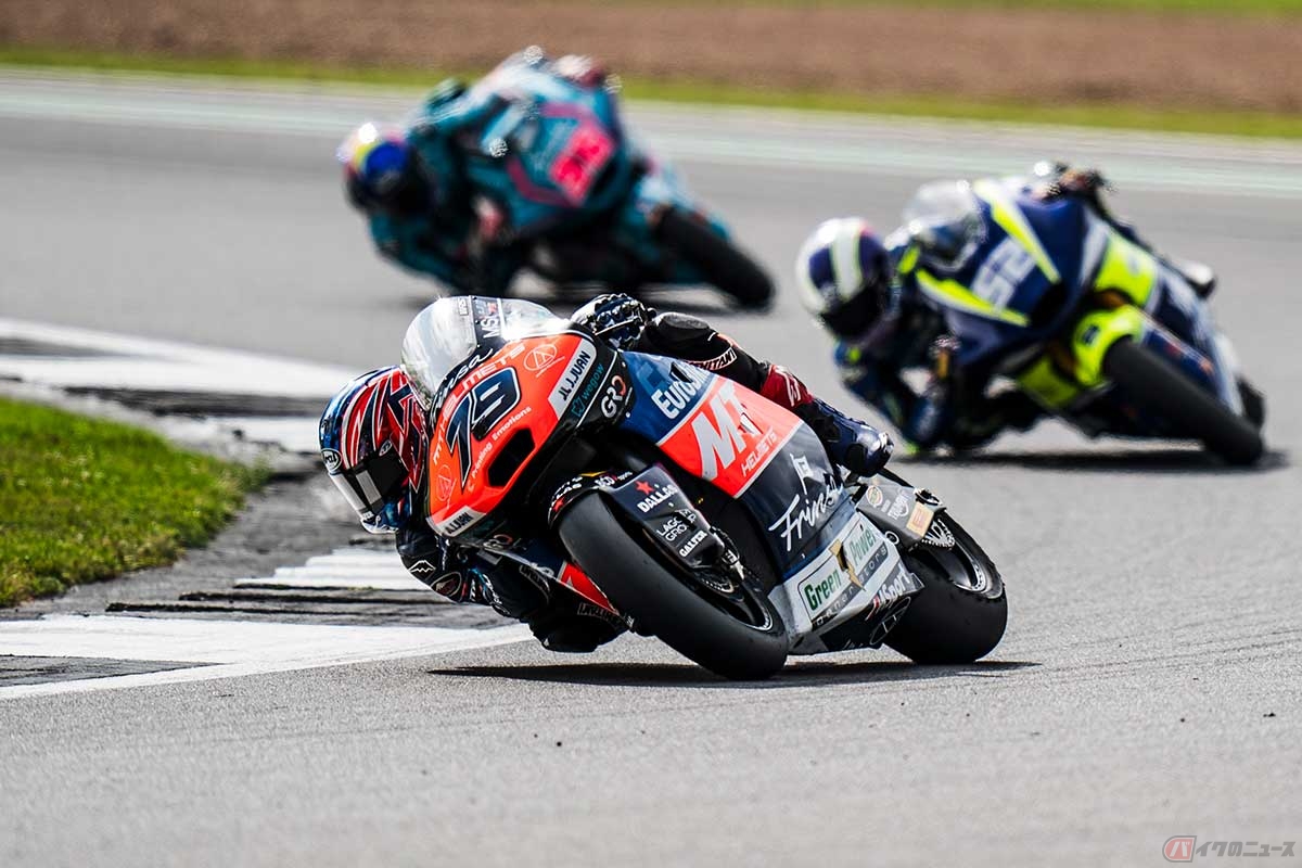 【MotoGP第10戦イギリスGP】小椋藍選手(#79/MTヘルメット - MSI)