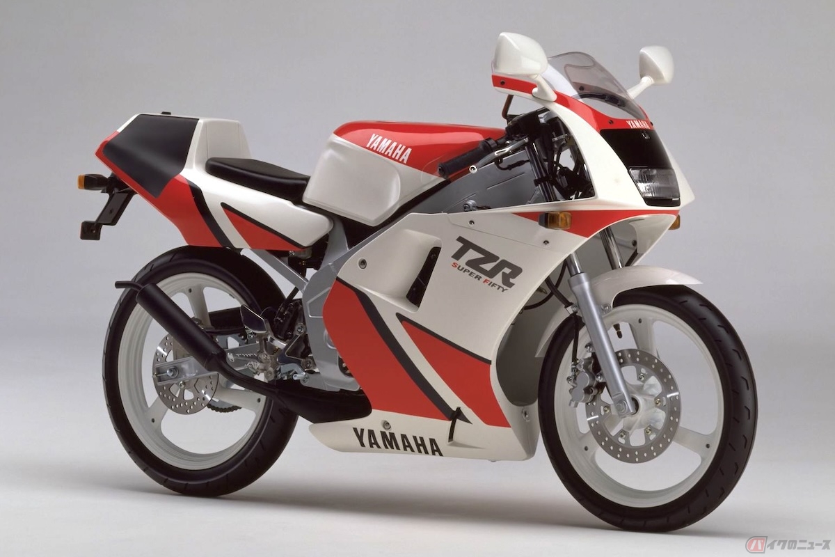 ヤマハのフルサイズ原付スポーツ「TZR50(1990)」