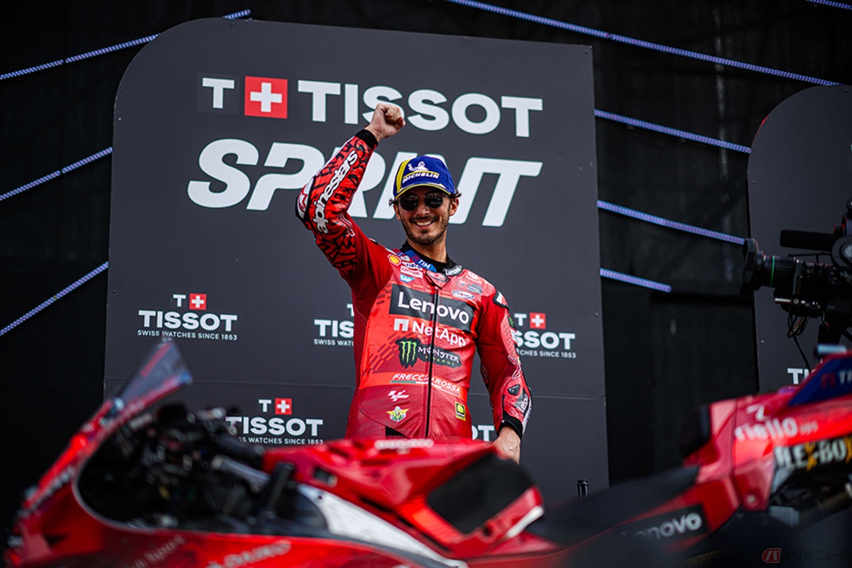 MotoGP2024第11戦オーストリアGPスプリントレースを制したフランセスコ・バニャイア選手
