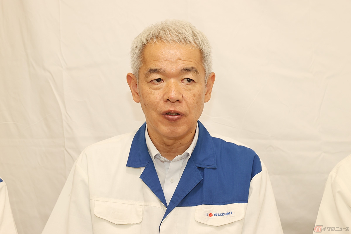 「チームスズキCNチャレンジ」のチームディレクターを努めた佐原伸一さん