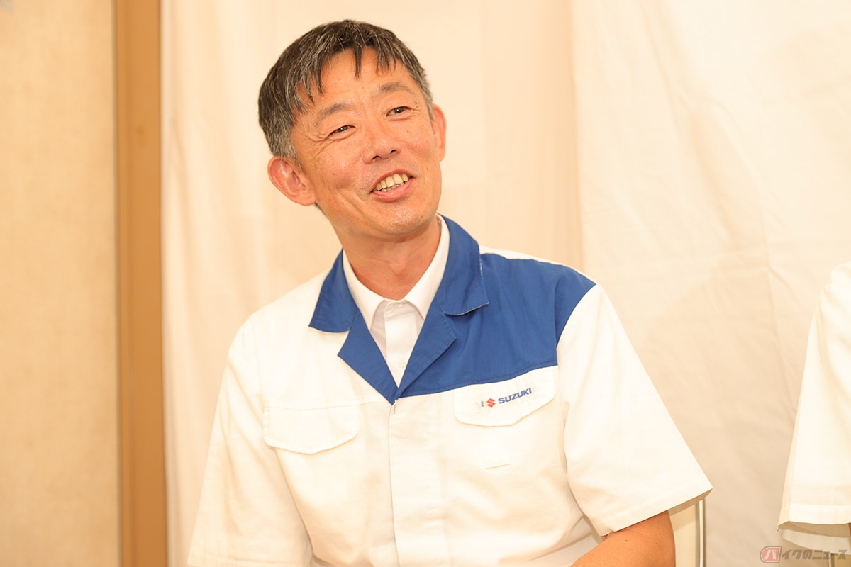 「チームスズキCNチャレンジ」のクルーチーフを努めた今野岳さん