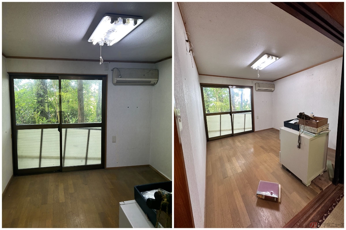 新潟県上越市にある古民家（取材協力：株式会社お不動さん）。4.5畳と3.7畳の洋間も備わっています