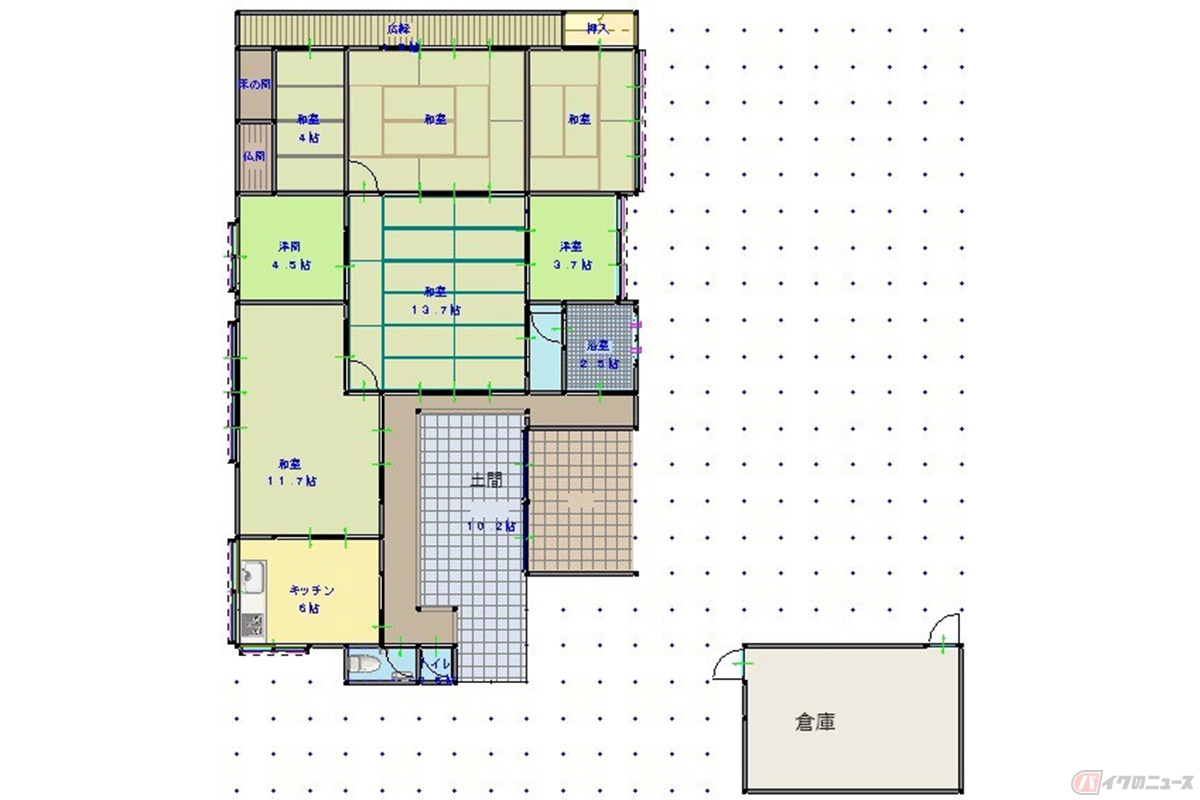 新潟県上越市にある古民家（取材協力：株式会社お不動さん）