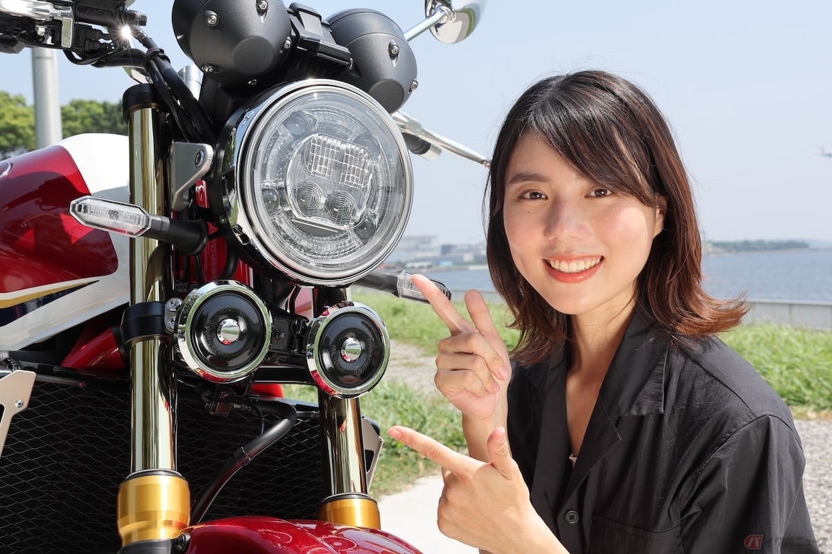 ヘッドライトの下にある2つのフォーンも可愛らしい