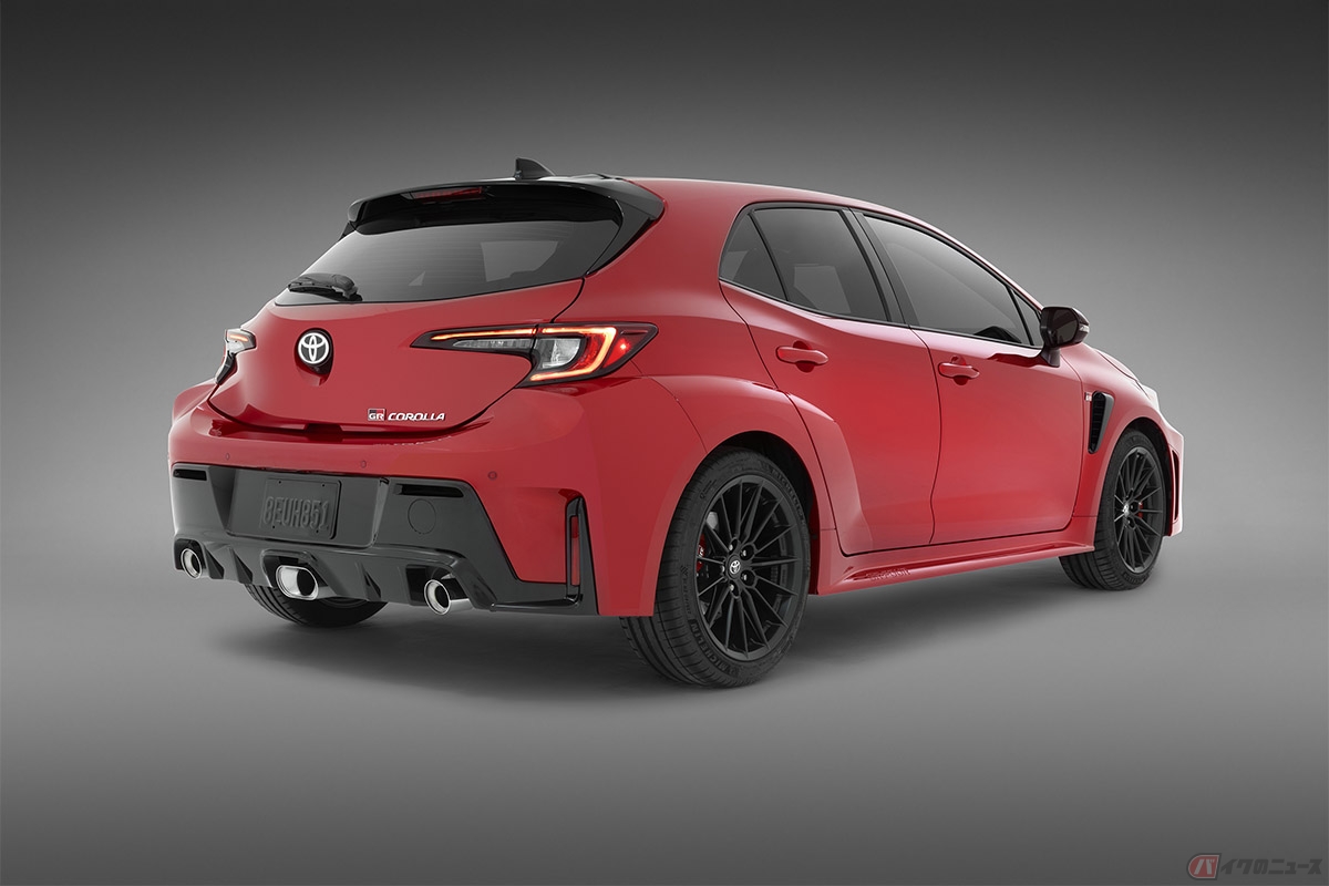 TOYOTA GAZOO Racingが北米で公開した「GRカローラ」の新型モデル