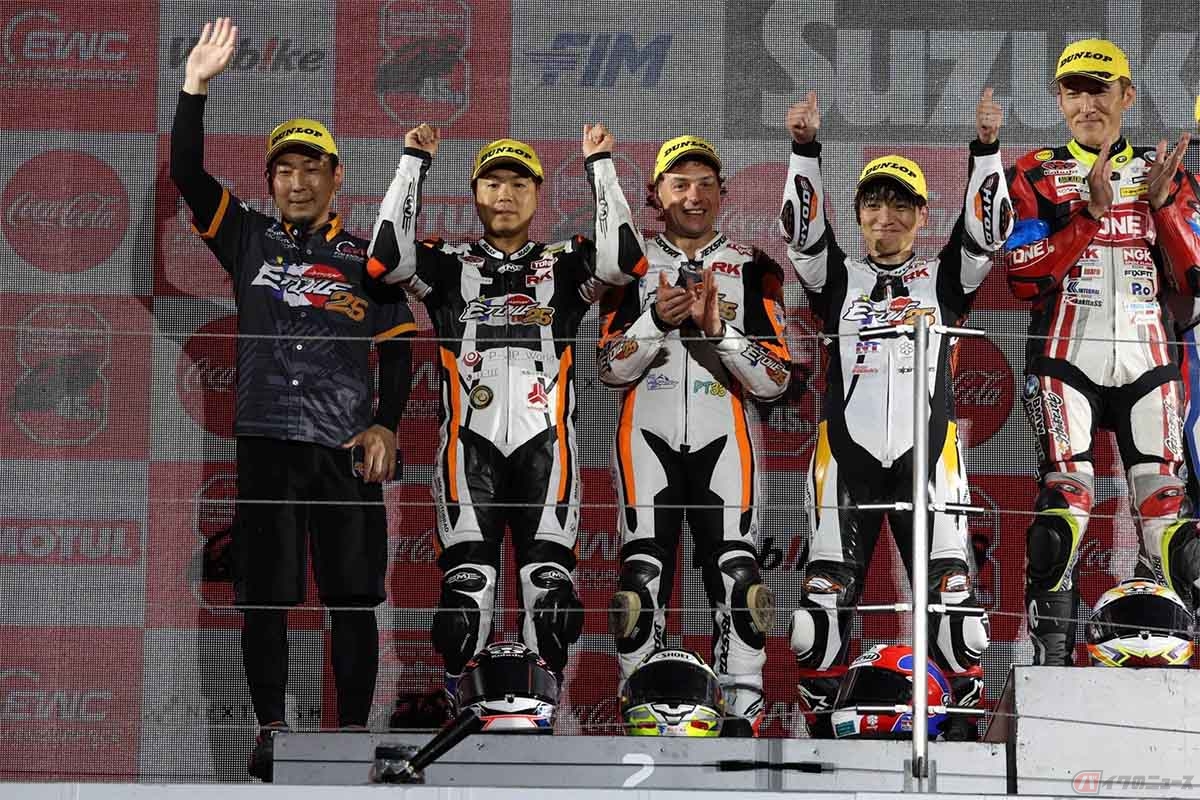 大久保光選手が所属するチームエトワールは鈴鹿8耐SSTクラス2位を獲得