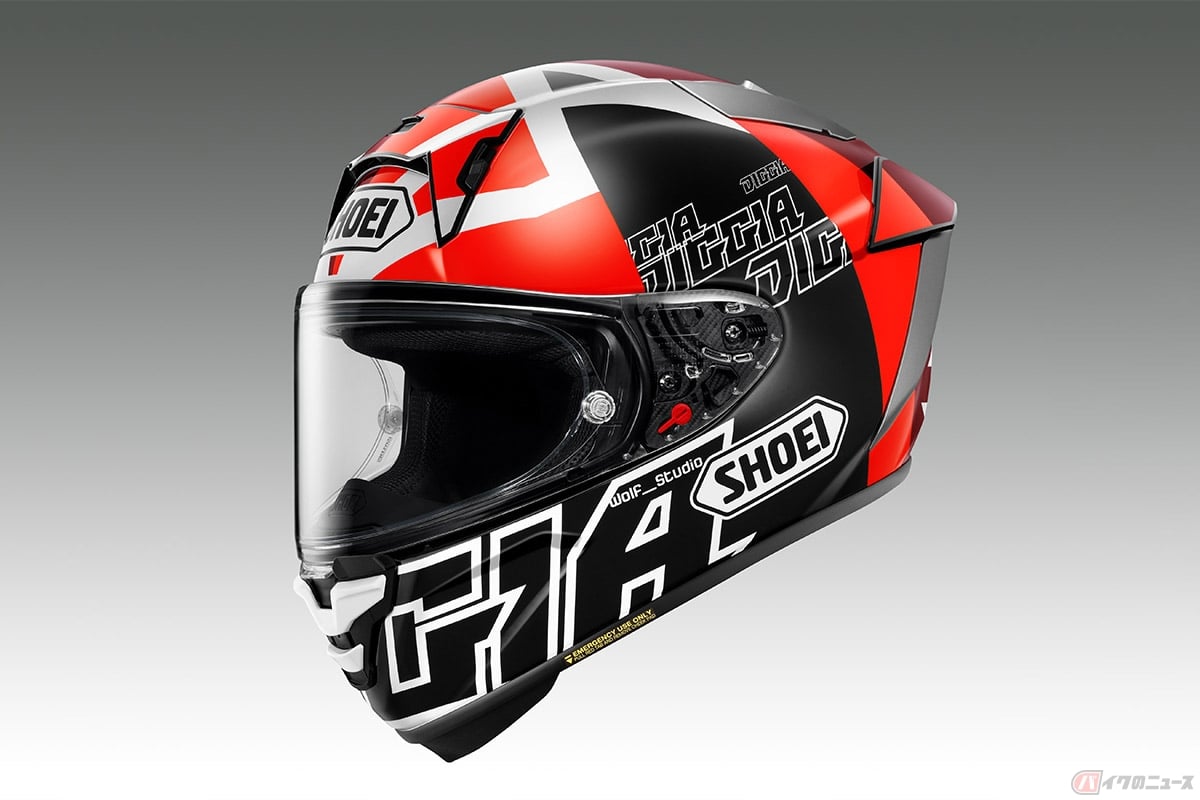 SHOEIのレーシングヘルメット「X-Fourteen」に追加されるNEWグラフィックモデル「X-Fifteen DIGGIA2」
