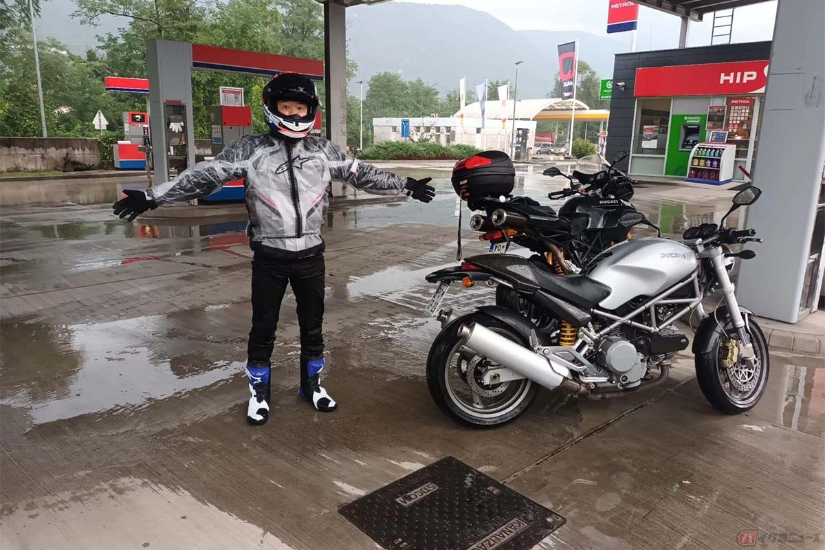レーシングライダーの大久保光選手が参加したスロベニアツーリング