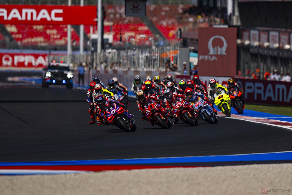 MotoGP2024第14戦エミリア・ロマーニャGPの様子
