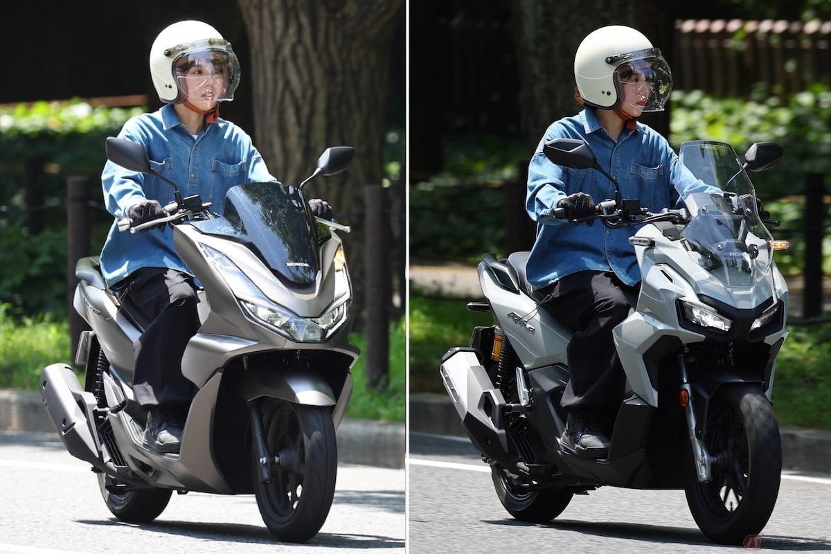 ホンダの兄弟スクーター『PCX160』と『ADV160』の違いに迫る！ 乗り味