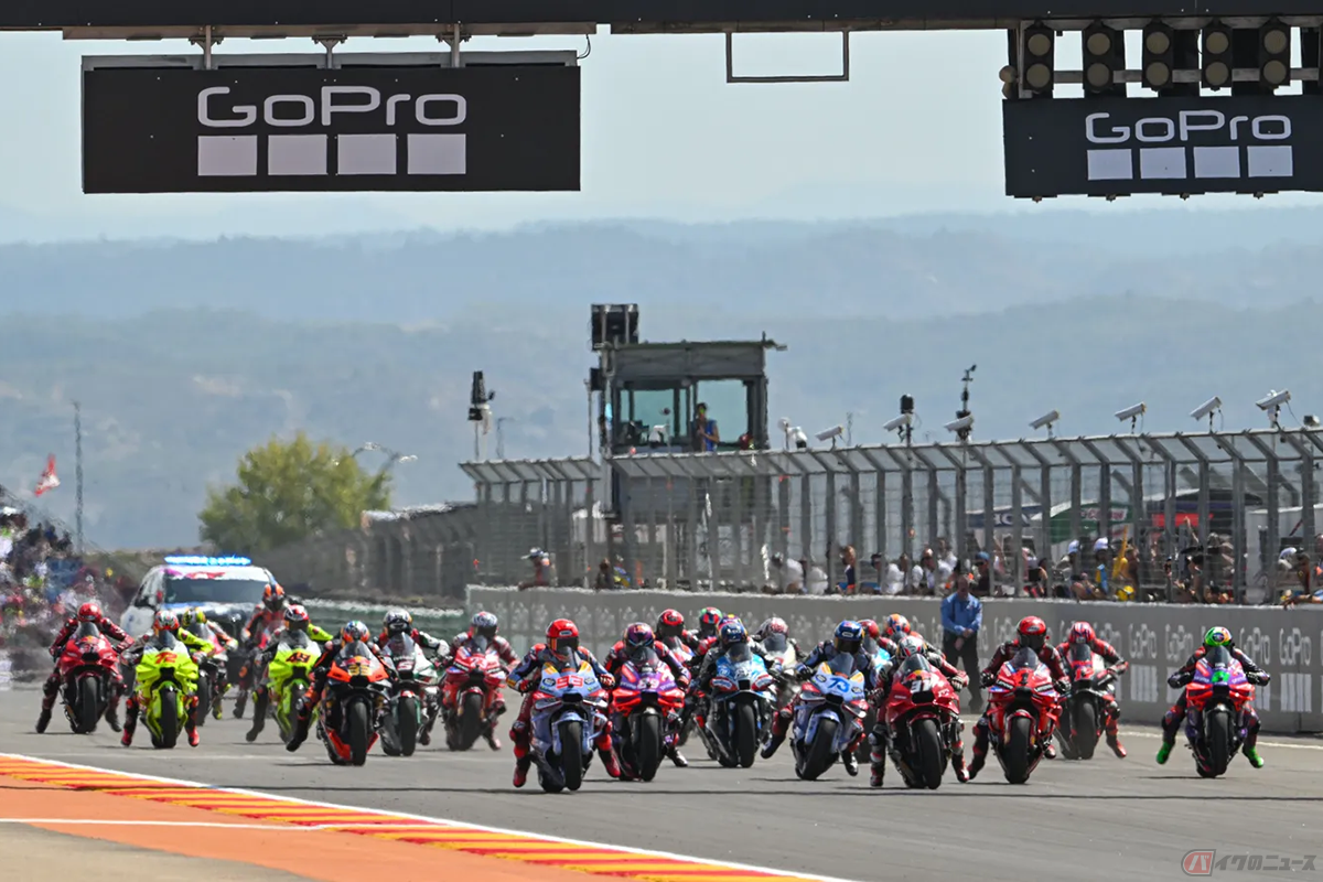MotoGP2024第12戦アラゴンGPの様子