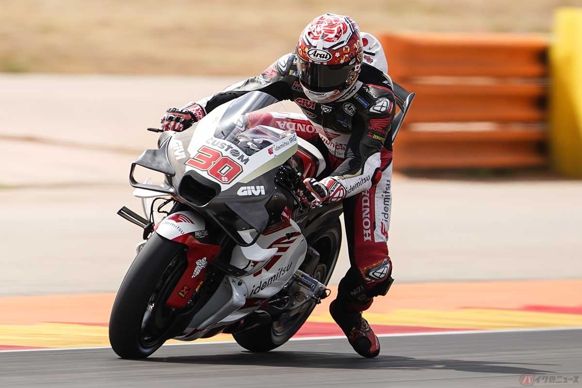 【MotoGP第12戦アラゴンGP】中上貴晶選手(#30/IDEMITSU Honda LCR)
