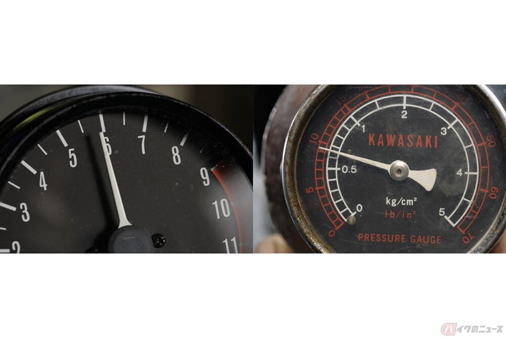 カワサキ「Z2」に搭載された4ストエンジンの大動脈「油圧測定」して