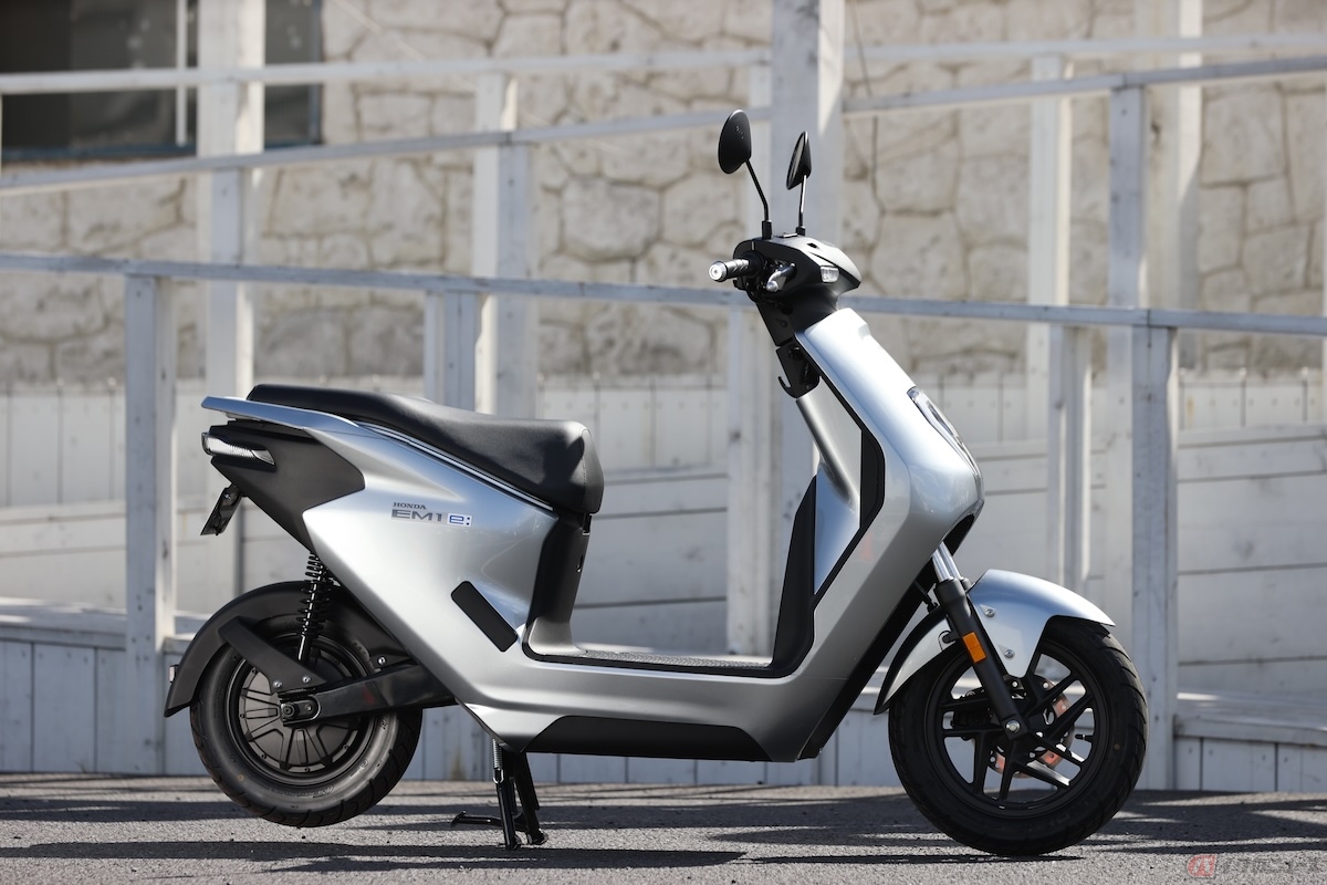 ホンダの原付一種電動スクーター「EM1 e:」には、回生ブレーキが採用されてはいない