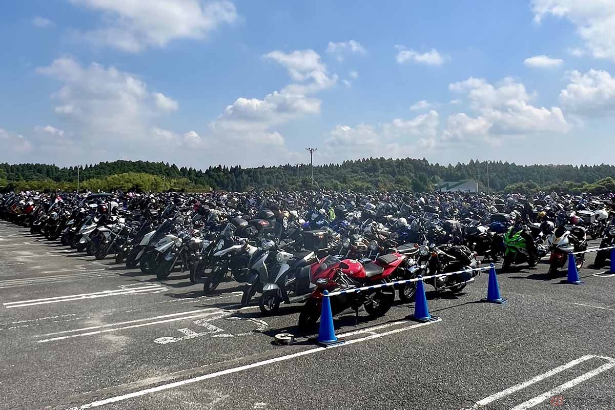 『My Yamaha Motorcycle Day 2024』の会場に集まったバイク