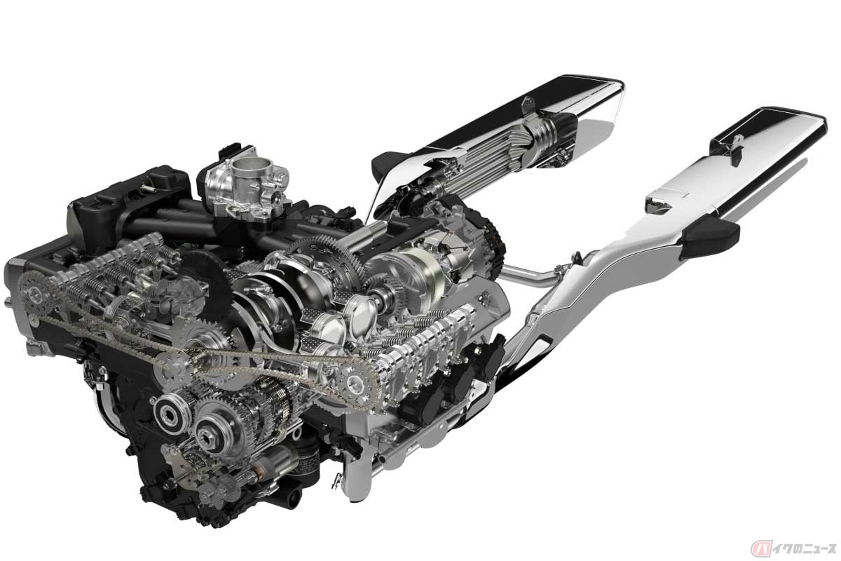 ホンダ「Gold Wing Tour」の水平対向6気筒エンジン