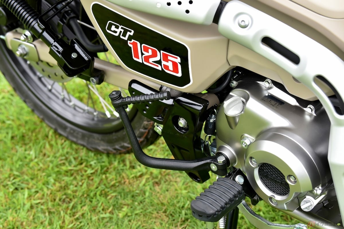 CT125・ハンターカブには、セル/キックスターターが併用されている