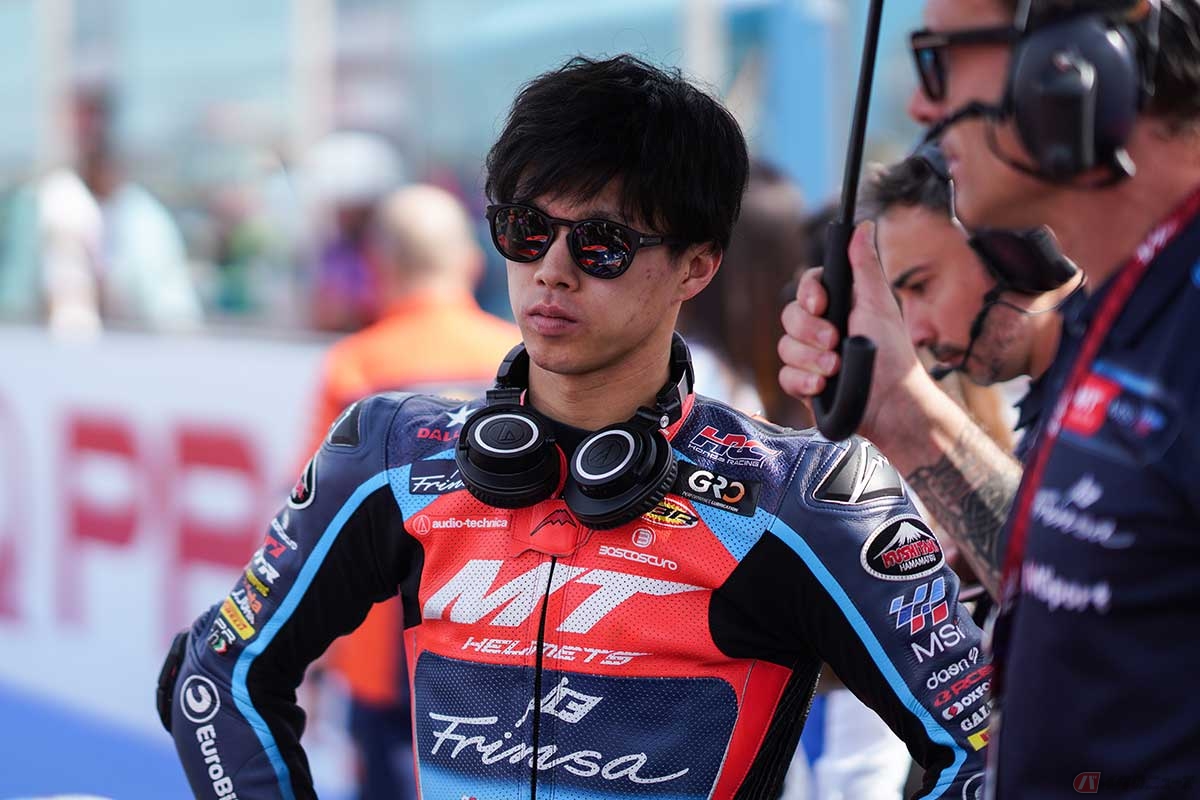 【MotoGP第14戦エミリア・ロマーニャGP】小椋藍選手(#79/MTヘルメット - MSI)。決勝レースは7番手からのスタート