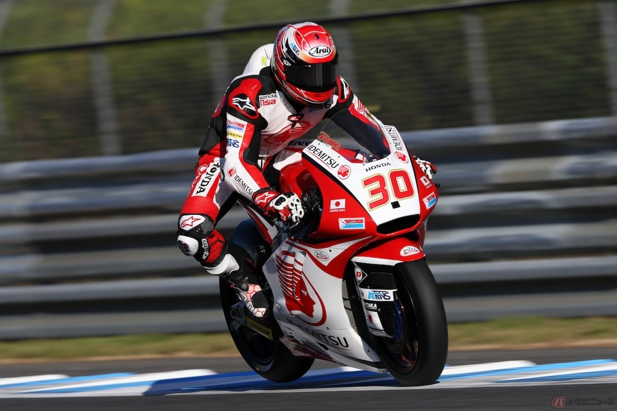 2016 MotoGP日本グランプリ Moto2クラスでの中上選手の走行