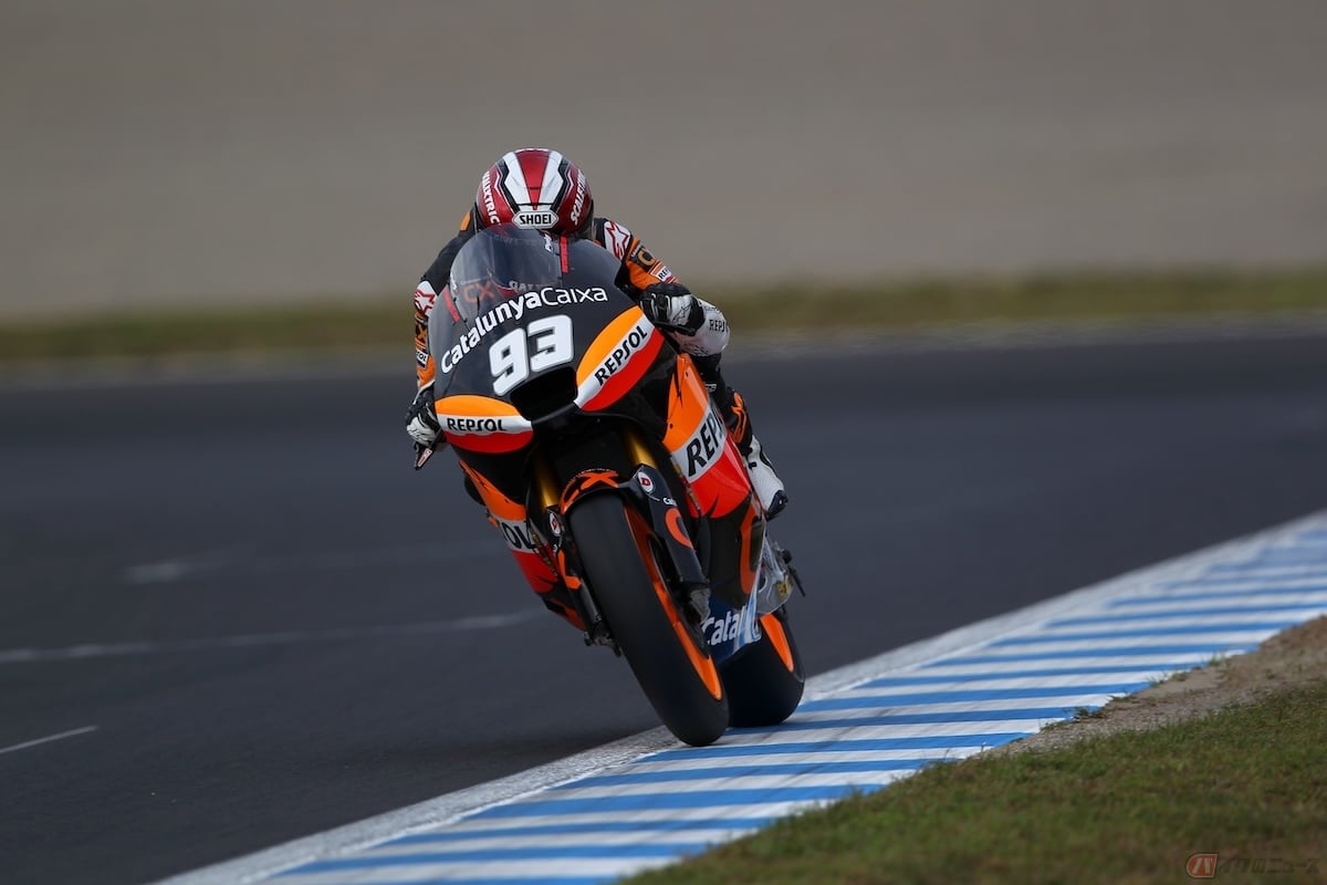 2011年 Moto2クラスにてポールポジションを獲得したマルケス選手