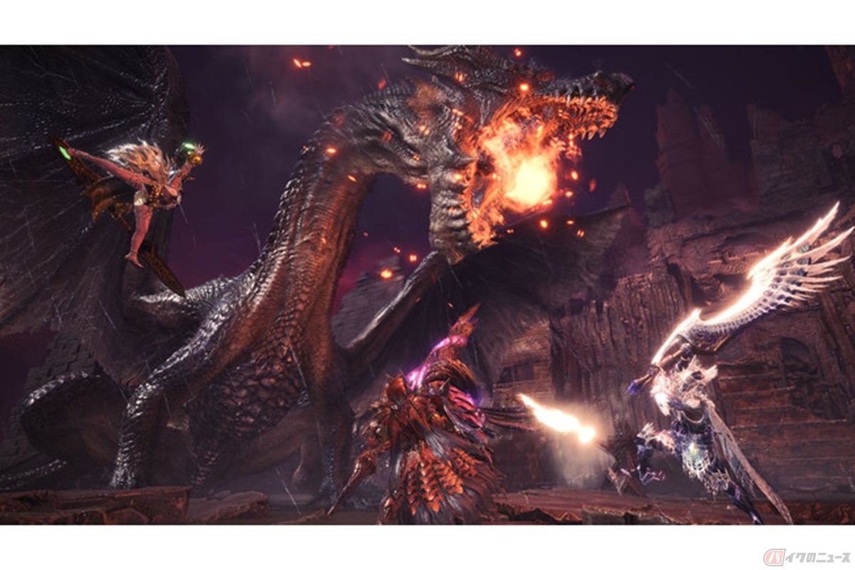 モンスターハンターに登場する「ミラボレアス」