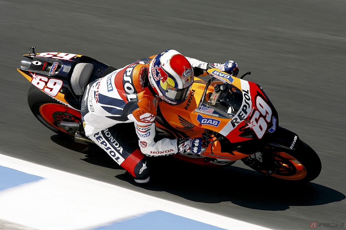 ニッキー・ヘイデンにのみ“ニュージェネレーション”と呼ばれる完全新設計の2006年型RC211Vを供給した