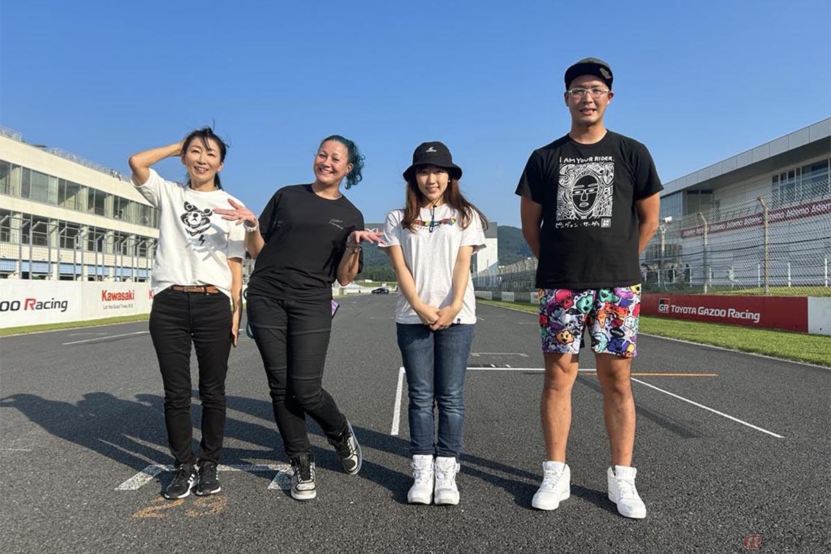 今回はこの4人(左から柿沼さん、クリステルチアリさん、華音さん、僕)以外に北川圭一さんと中尾さんという出演陣でした