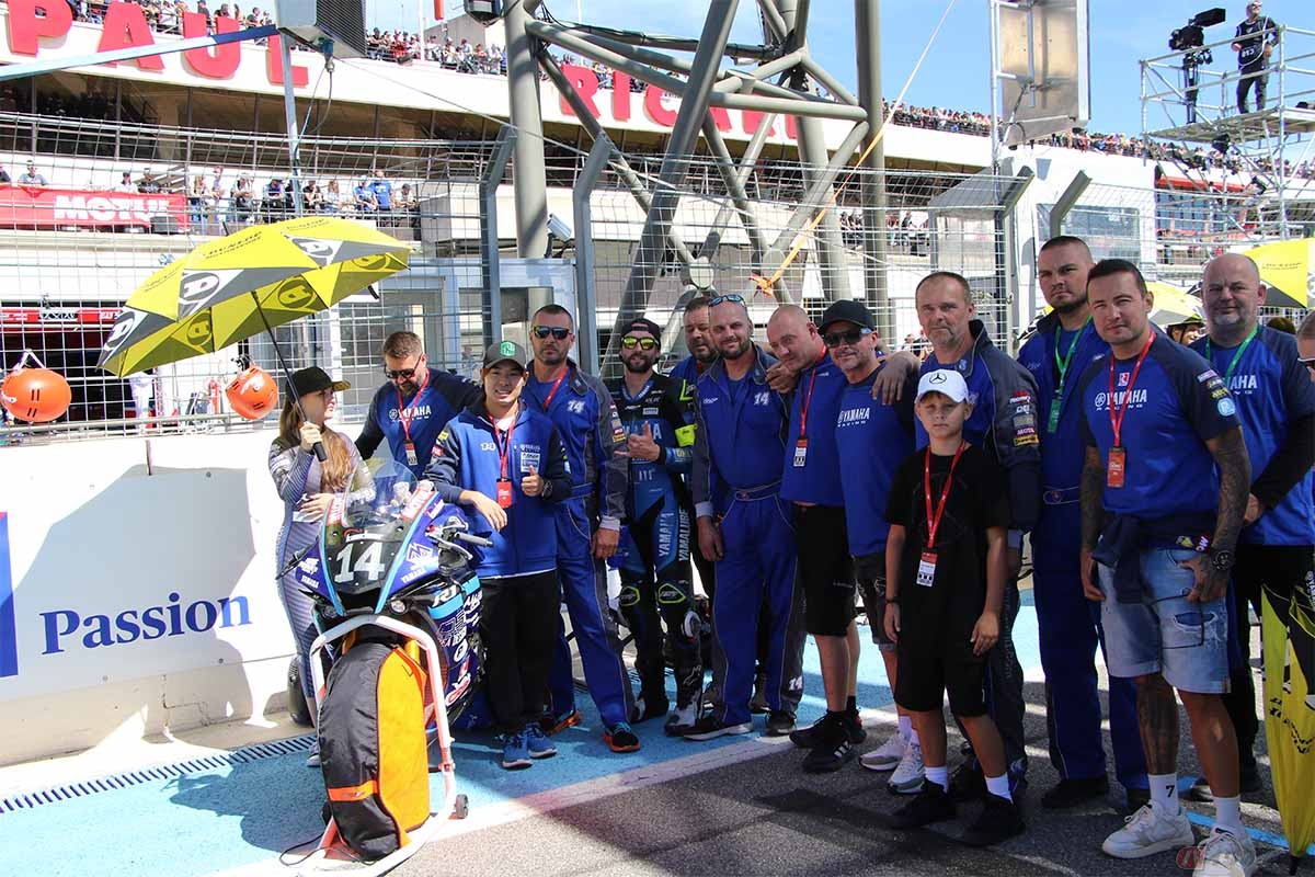 石塚健選手が所属するMaco Racing Team