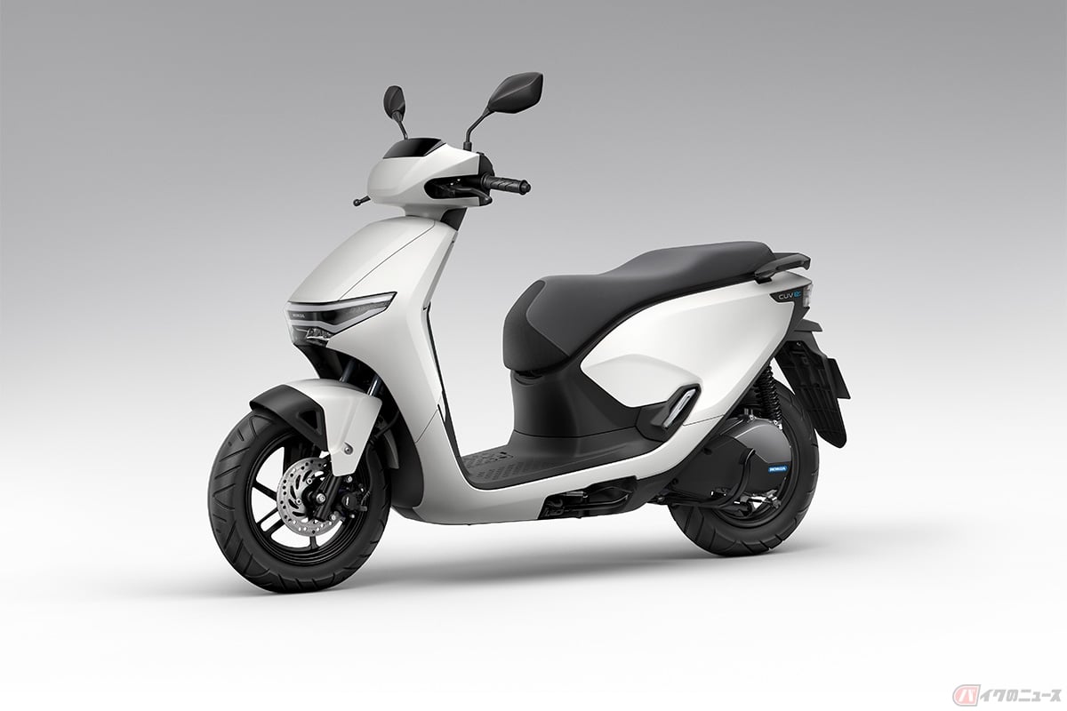 ホンダがインドネシアで発表した電動⼆輪パーソナルコミューター「CUV e:」