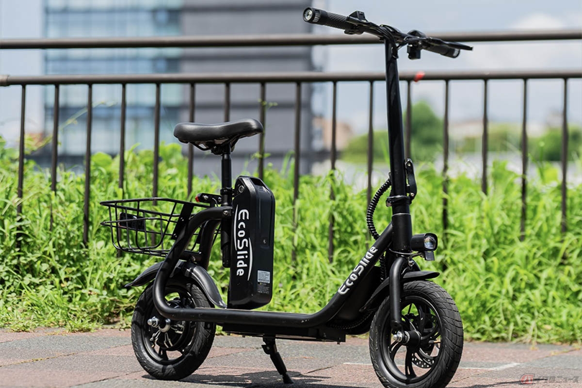 座席付き電動スクーター「EcoSlide EasyKick」