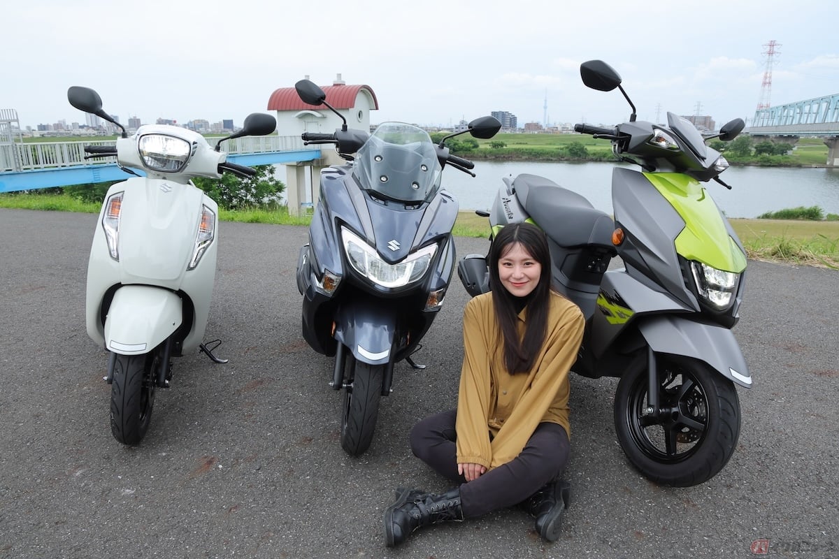 原付一種、原付二種を足すと、国内保有バイクのうち6割を超える