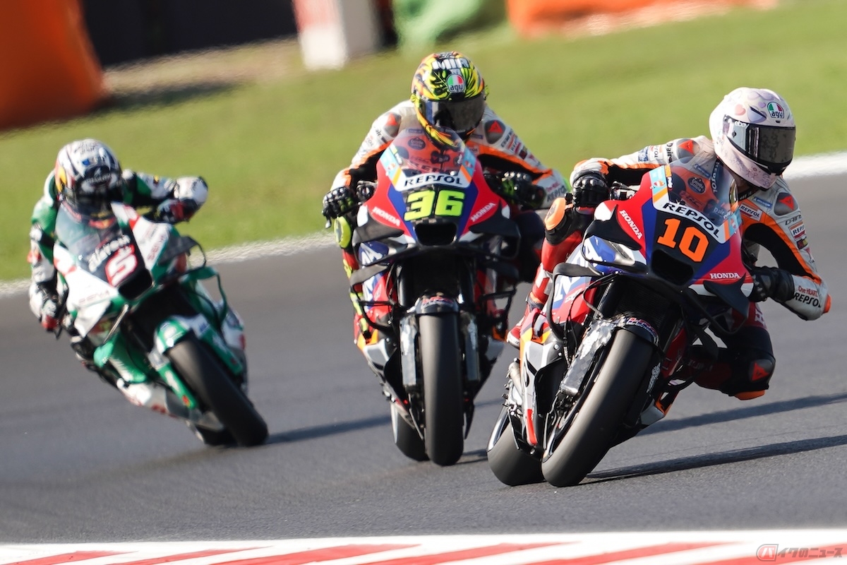 中上選手と戦うホンダ陣営のライバルたち