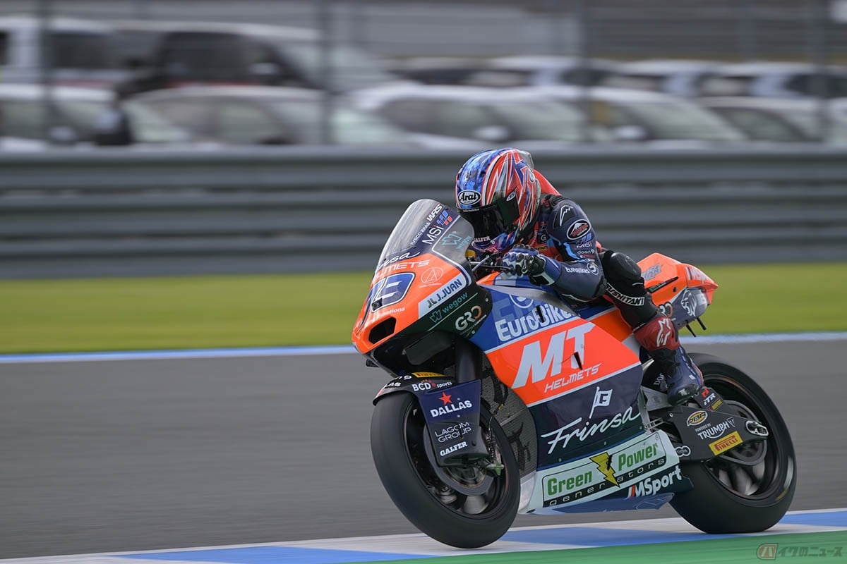 MotoGP2024第16戦日本GP Moto2クラスに参戦した小椋藍選手(MT Helmets - MSI)