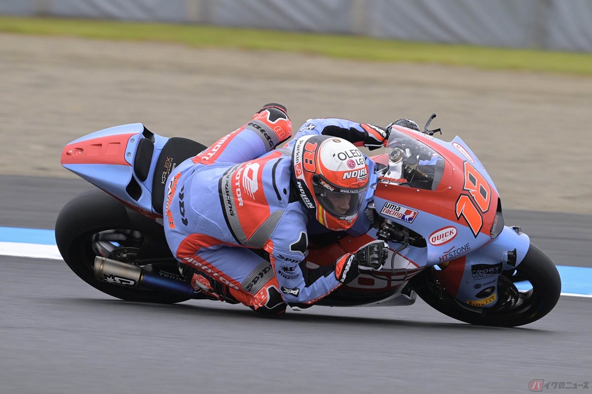 MotoGP2024第16戦日本GP Moto2クラスで優勝したマニュエル・ゴンザレス選手(QJMOTOR Gresini Moto2)