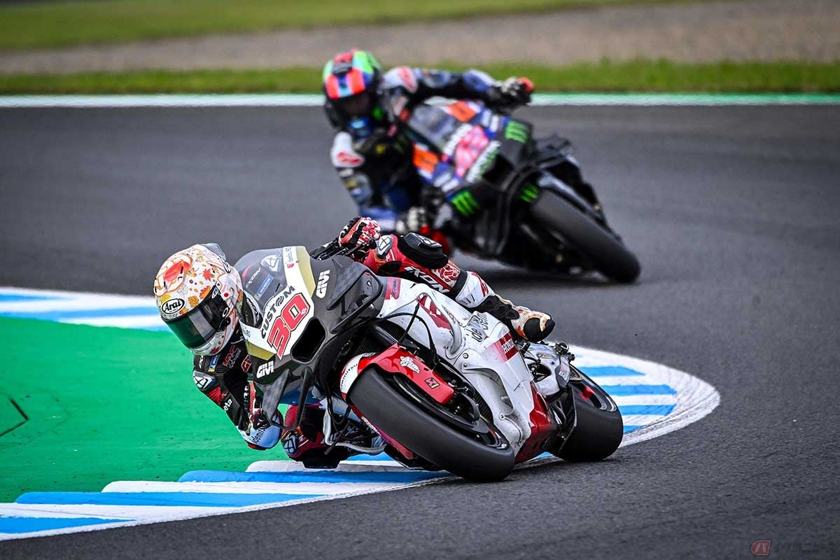 【MotoGP第16戦日本GP】リアにソフトタイヤを選んだが、うまくマネジメントした。「あと2周あったら、前のグループに追いつけたと思う」(中上選手)