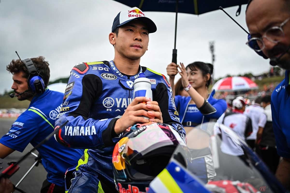 【MotoGP第16戦日本GP】佐々木歩夢選手(#22/Yamaha VR46 Master Camp Team)は、予選Q1では10番手、決勝レースは24番手からスタート