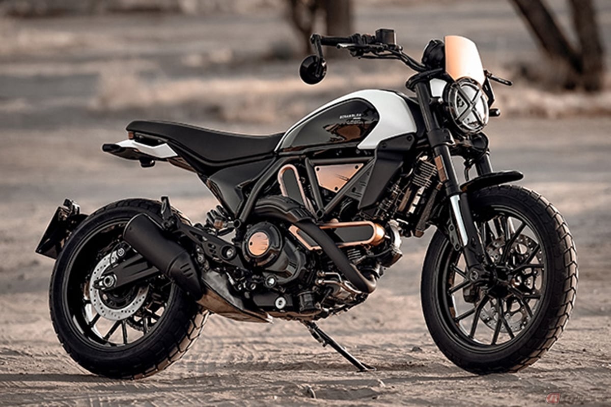 ドゥカティ「スクランブラー10thアニバーサリー リゾマ・エディション」