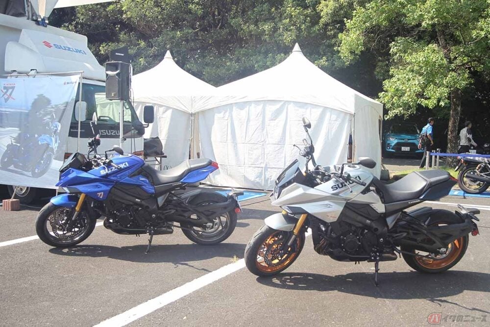 2025年はブルーとシルバー！ スズキ「KATANA」新型モデル発売 | バイク