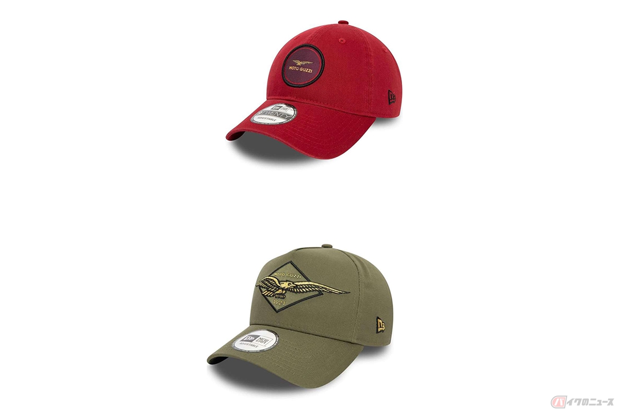 MOTO GUZZI × NEW ERA 9TWENTY BRD HERITAGE CAPとMOTO GUZZI × NEW ERA 9TWENTY EAGLE CAP