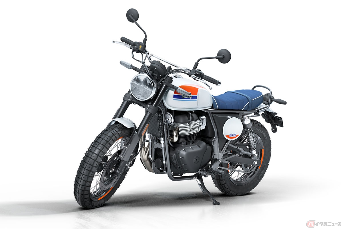 ロイヤルエンフィールドから登場した「BEAR 650」ボードウォーク・ホワイト