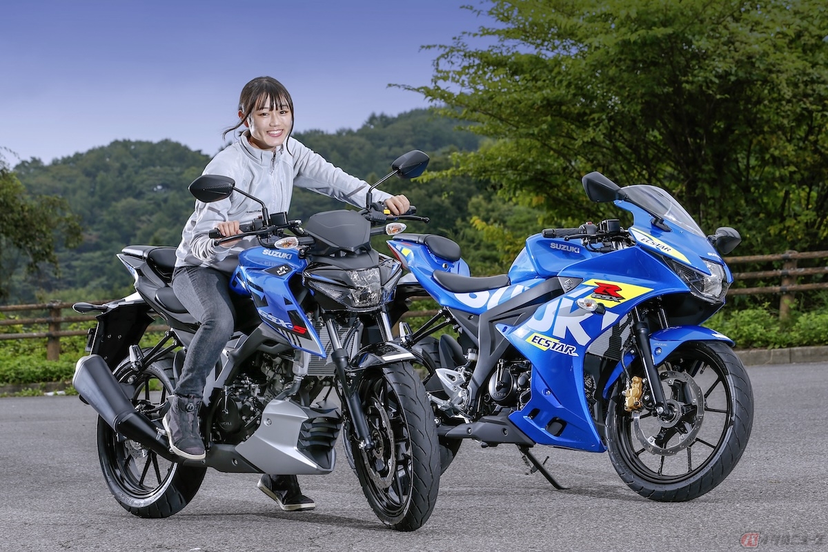 スズキのロードスポーツモデル「GSX -S125/GSX -R125」