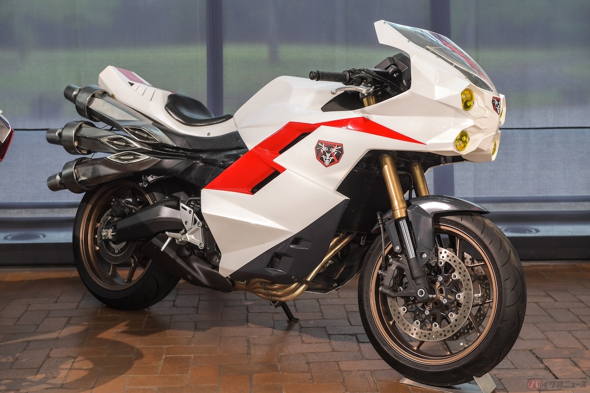 『シン・仮面ライダー』で本郷が乗るサイクロン号(ベース車両はCB650R)