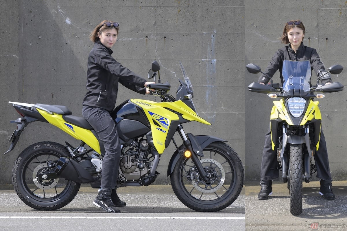 シート高は835mm、身長170cmの私も足つき性に不安を感じた