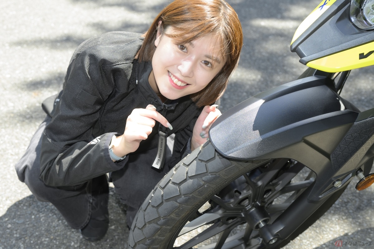 ブロックタイヤを装備したVストローム250SXを乗りこなしてやりたい!